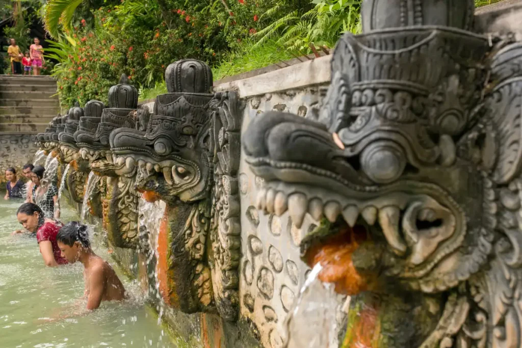 Banjar Tega hot spring Bali