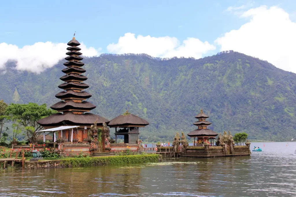 Ulun Danu Beratan Temple serves as the spiritual and functional headquarters of Bali’s water management system.