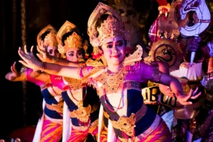 Legong dance, sacred dance of Bali
