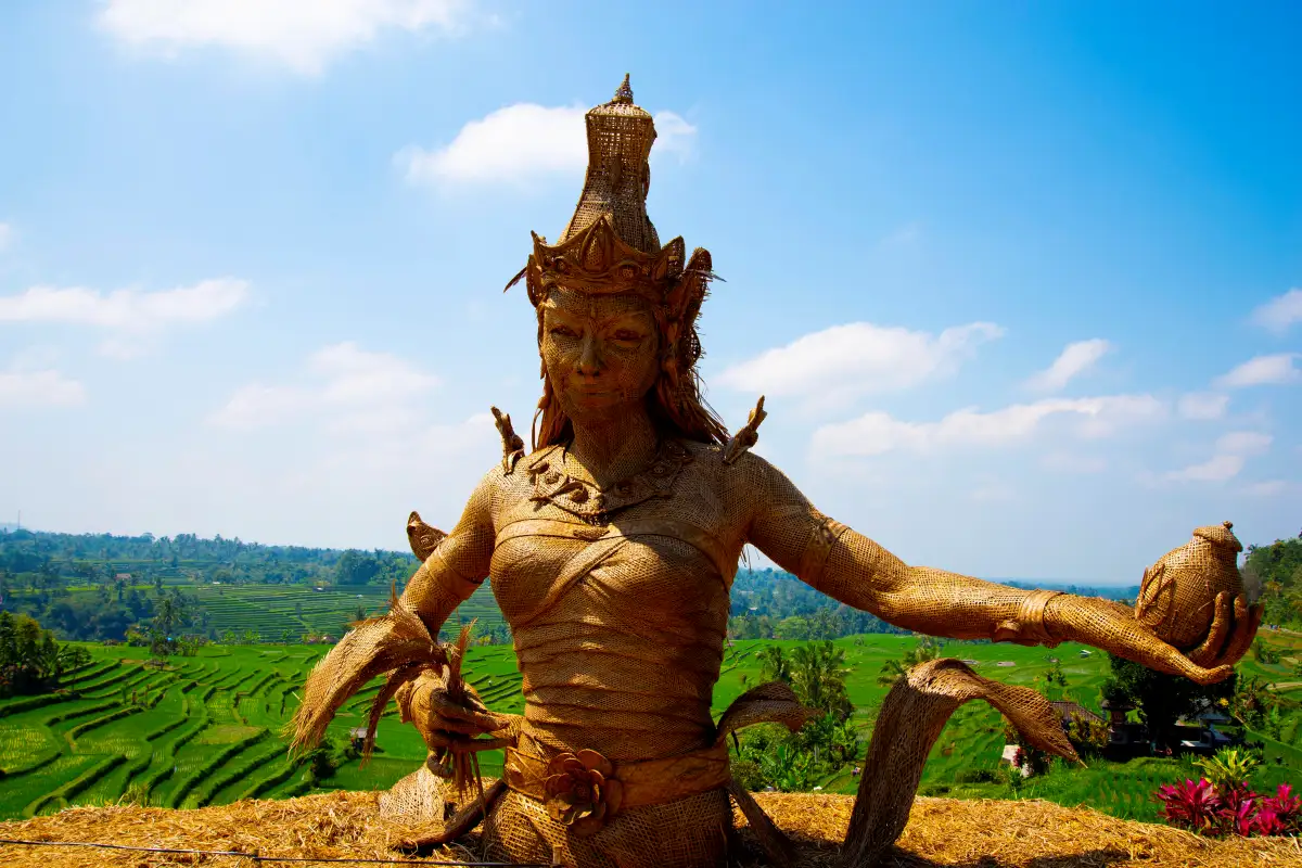 Dewi Sri statue in Jatiluwih