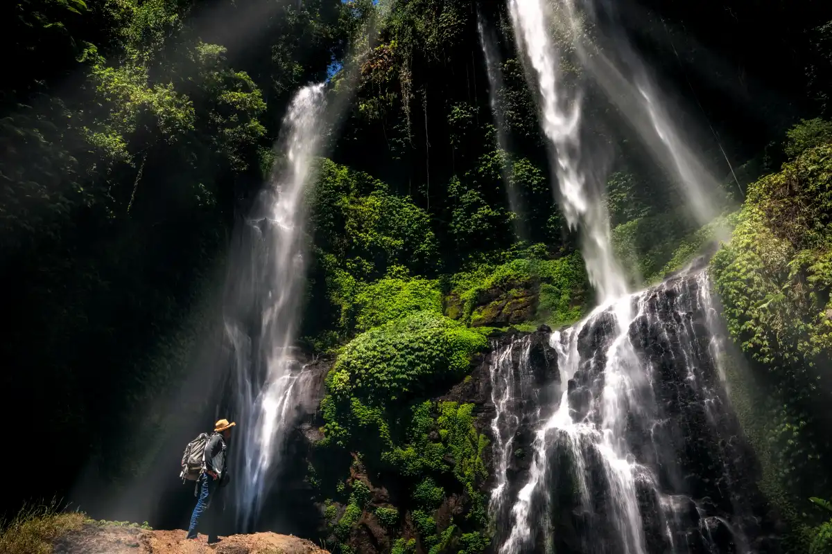 Sekumpul Waterfalls in Munduk Bali