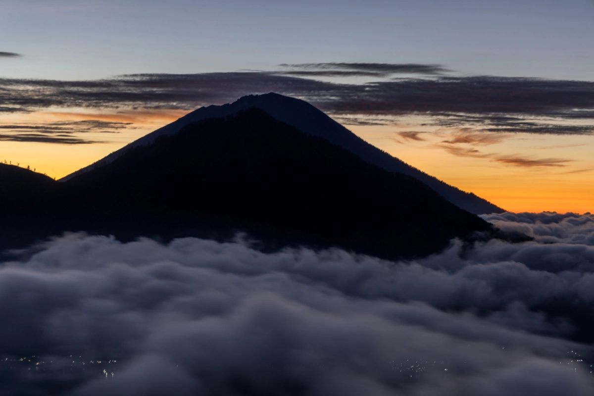 Sunrise over Mount Agung