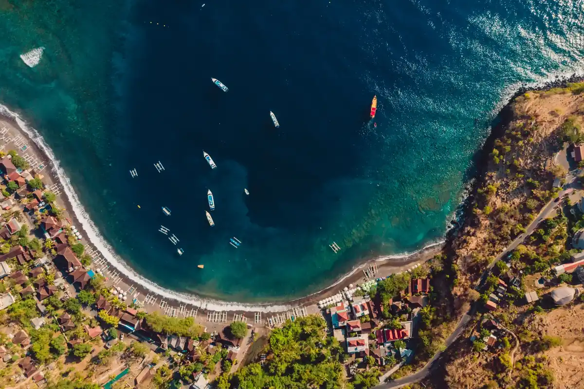 Amed view from the top