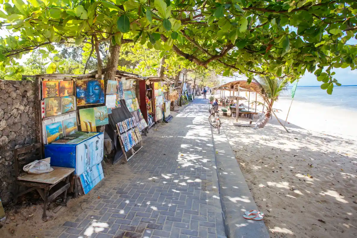 Showing everyday community life in Sanur